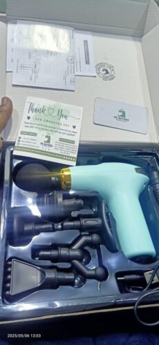 Blueidea Compact Power Massager 8 in 1 – Deep Tissue Muscle Relief Gun for Full Body photo review