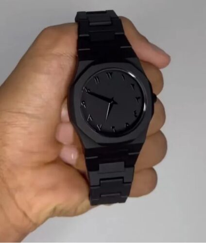 Black Arabic Aura Watch 🕋🖤 | Bold Elegance, Arabic Soul ⌚ photo review